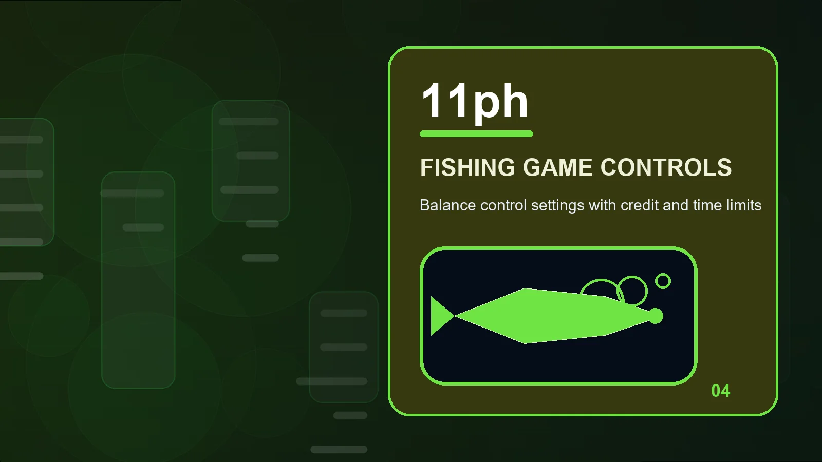 11ph fishing games illustration for a practical check for target types