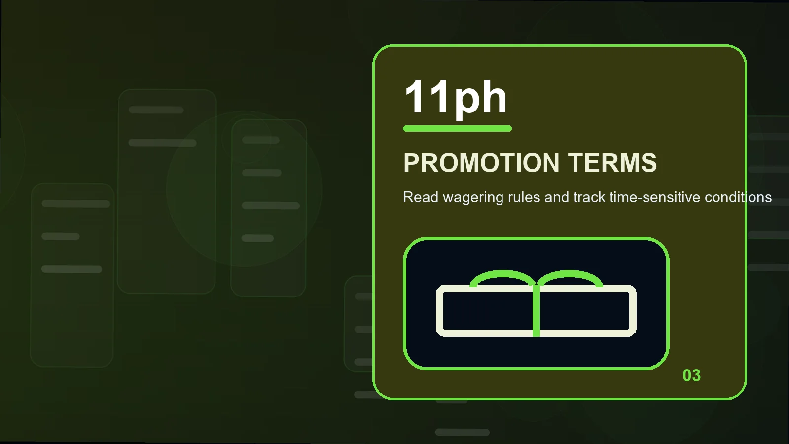 11ph promotions illustration for read game contribution before moving forward