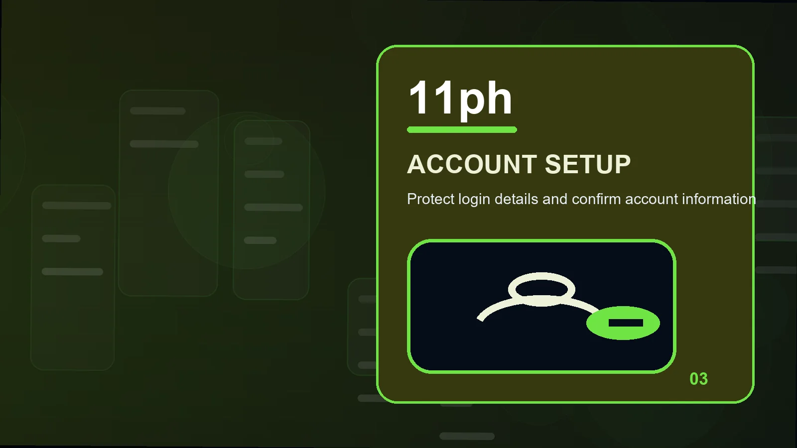 11ph register illustration for read unique password before moving forward